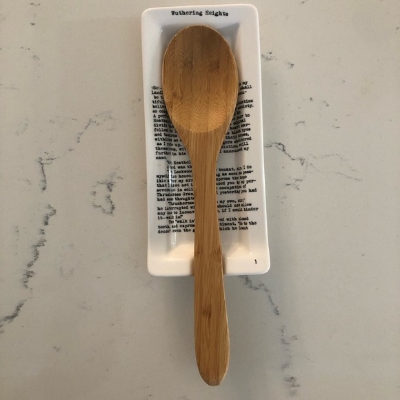 Emily Bronte-Wuthering Heights Spoon Rest~Trinket Dish - Picture 5 of 7